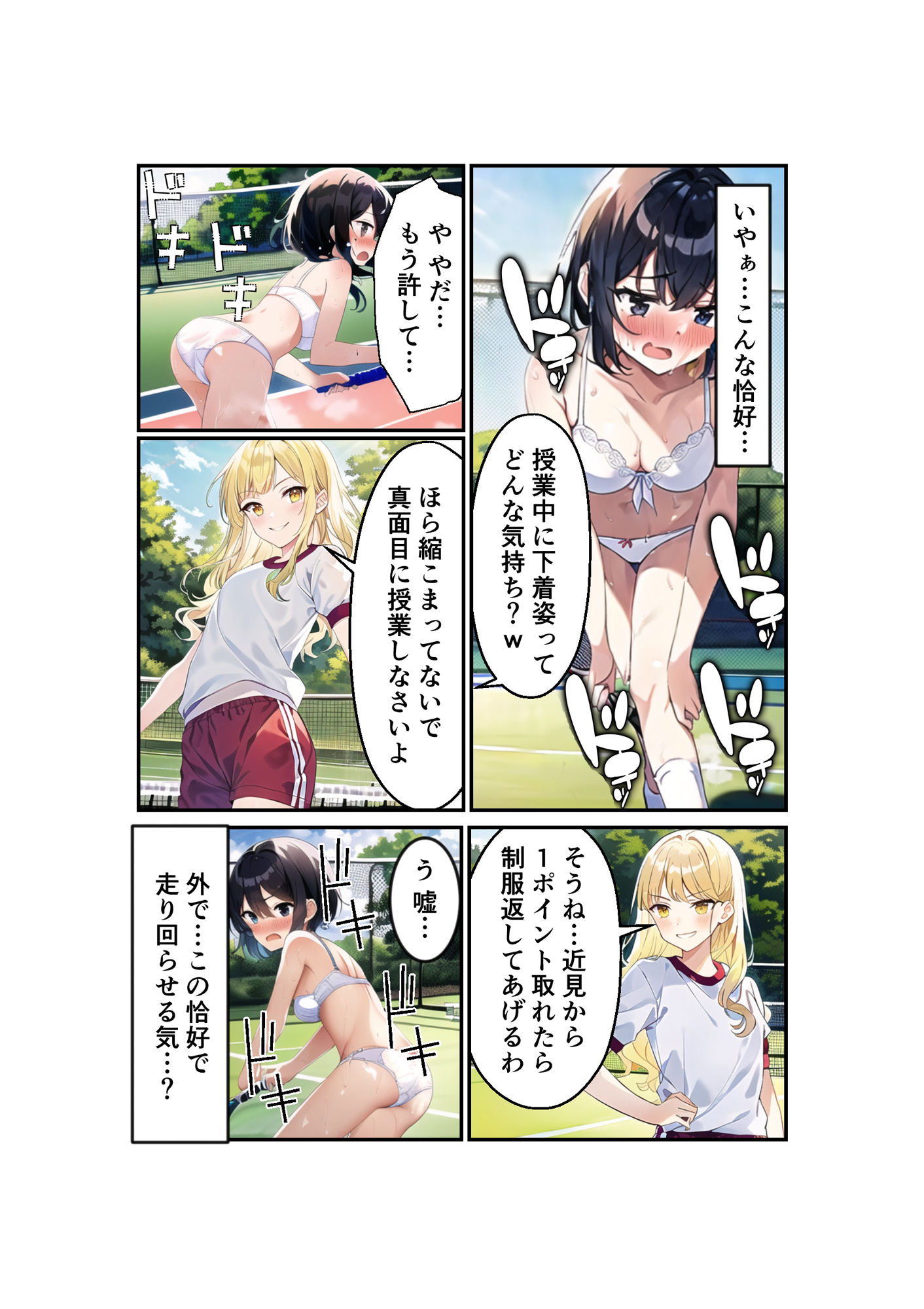 サンプル画像2:浅石来海の受難2(朝露まほし) [d_287560]