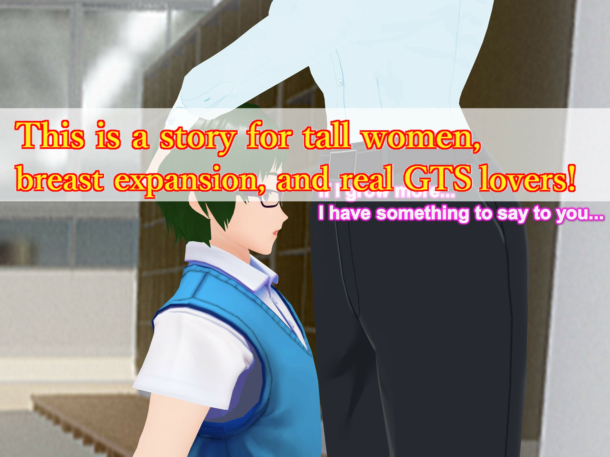 サンプル画像3:Outgrowing only girls， Overtake boys， Growth sound. School shoe rack Arc(女子成長クラブ) [d_287574]