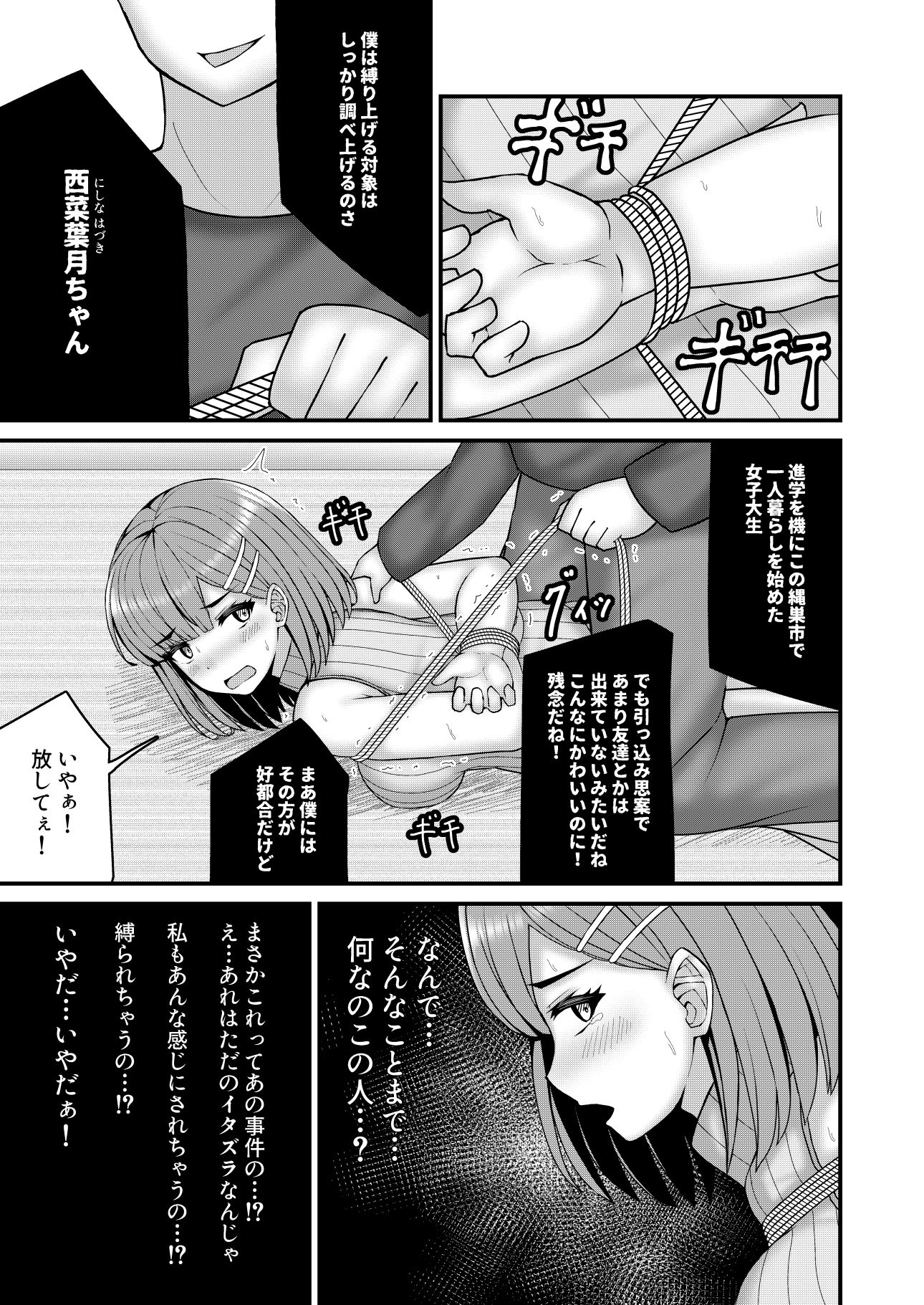 サンプル画像4:縄蜘蛛の餌(おさかな工場) [d_288246]