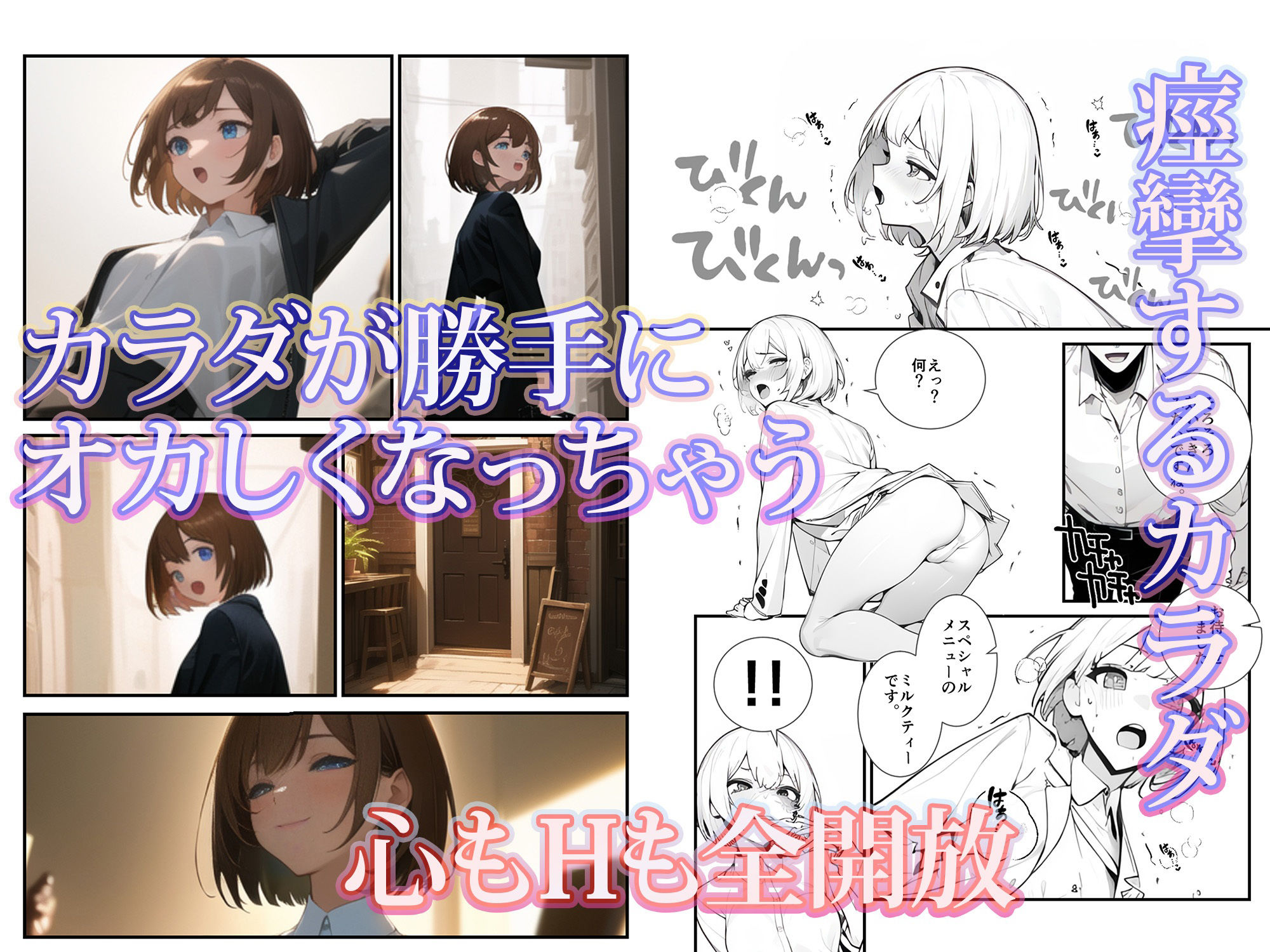 サンプル画像2:いいなりメスイキ？媚薬紅茶専門喫茶店キメセクキッサ(三色パン工房) [d_289160]