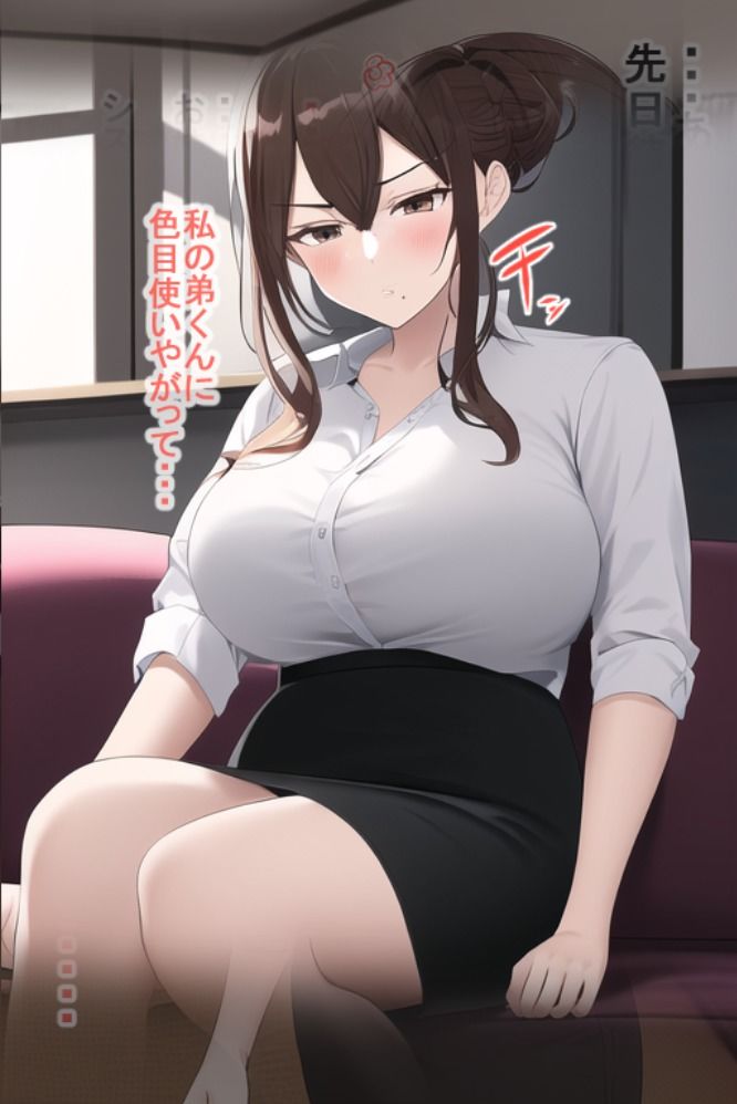 サンプル画像2:糸目お姉ちゃんが目を開く時(えびくらげ) [d_290176]