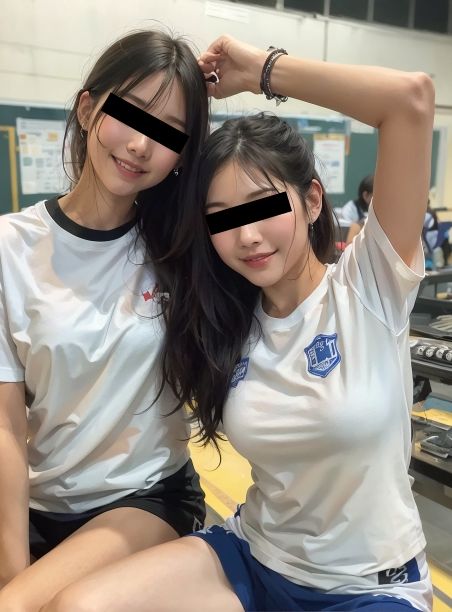 サンプル画像1:美女図鑑 -ブルマ 体育着 体操着 2-(あおギャラリー) [d_290723]