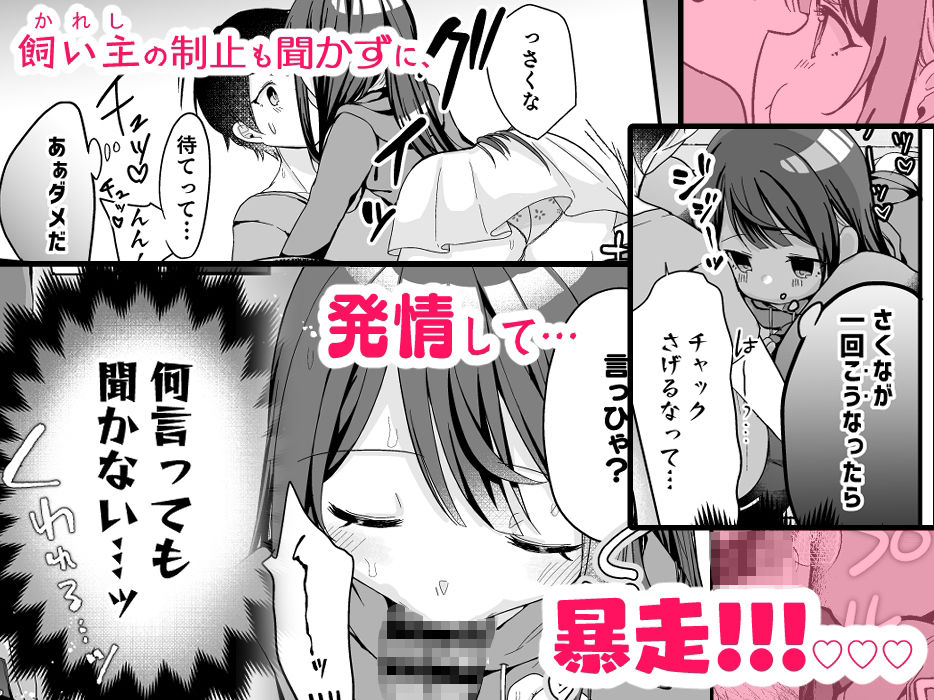 サンプル画像2:望月さくなは「待て」がデキない！(I miss you！！) [d_292968]