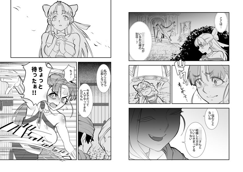 サンプル画像5:結婚前夜の奪い合い(小平屋) [d_293159]