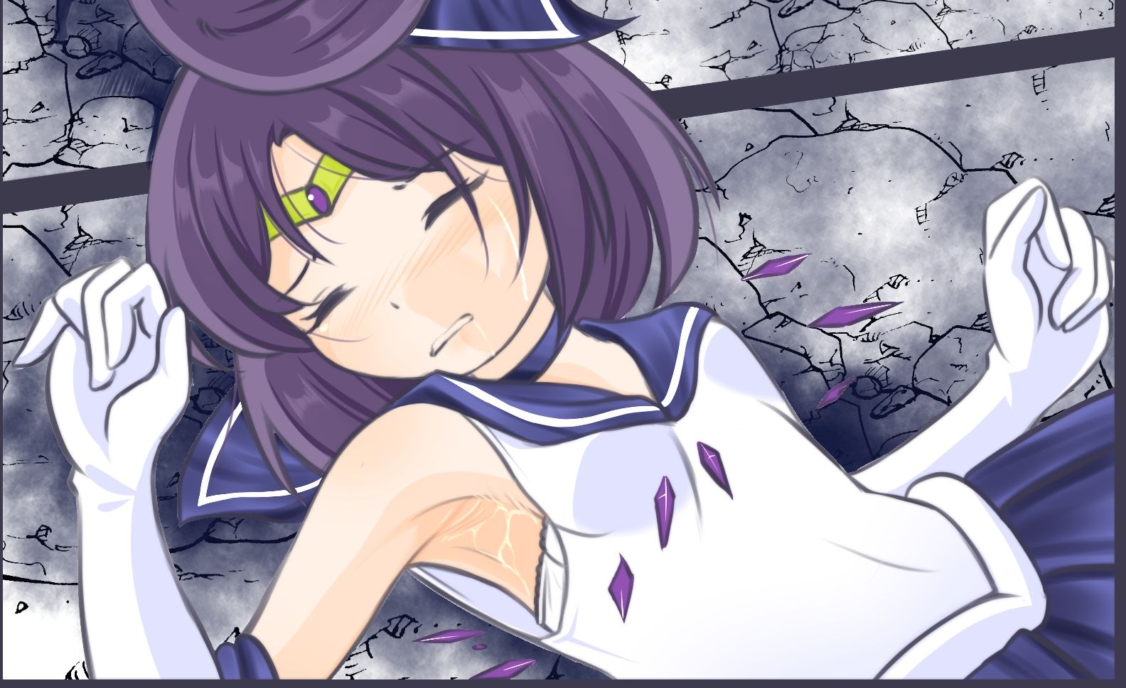 サンプル画像4:膣からエナジーを吸い取られ丸呑みにされるセーラ〇サターン(宵星ヒカリ) [d_293252]