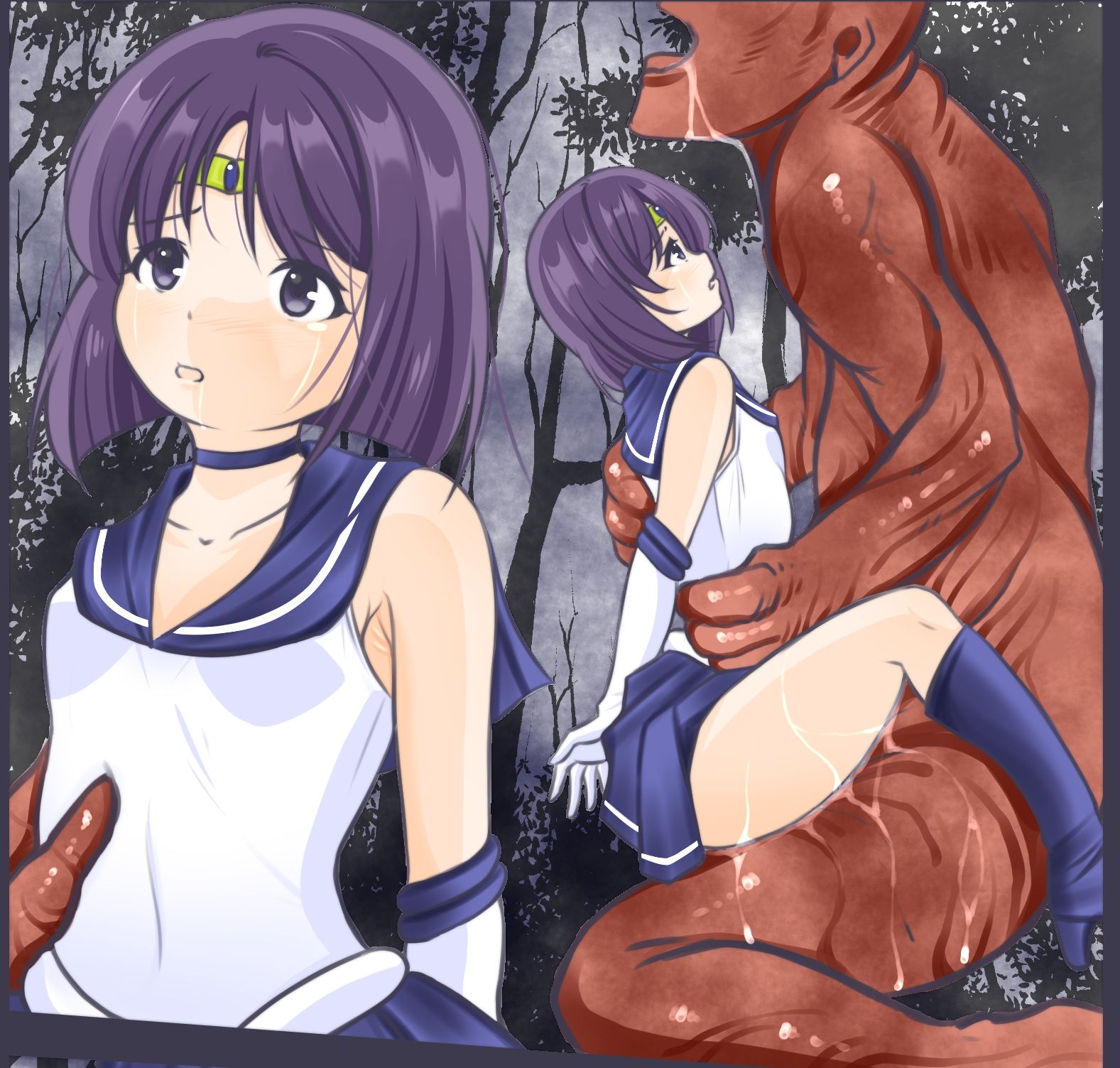 サンプル画像6:膣からエナジーを吸い取られ丸呑みにされるセーラ〇サターン(宵星ヒカリ) [d_293252]