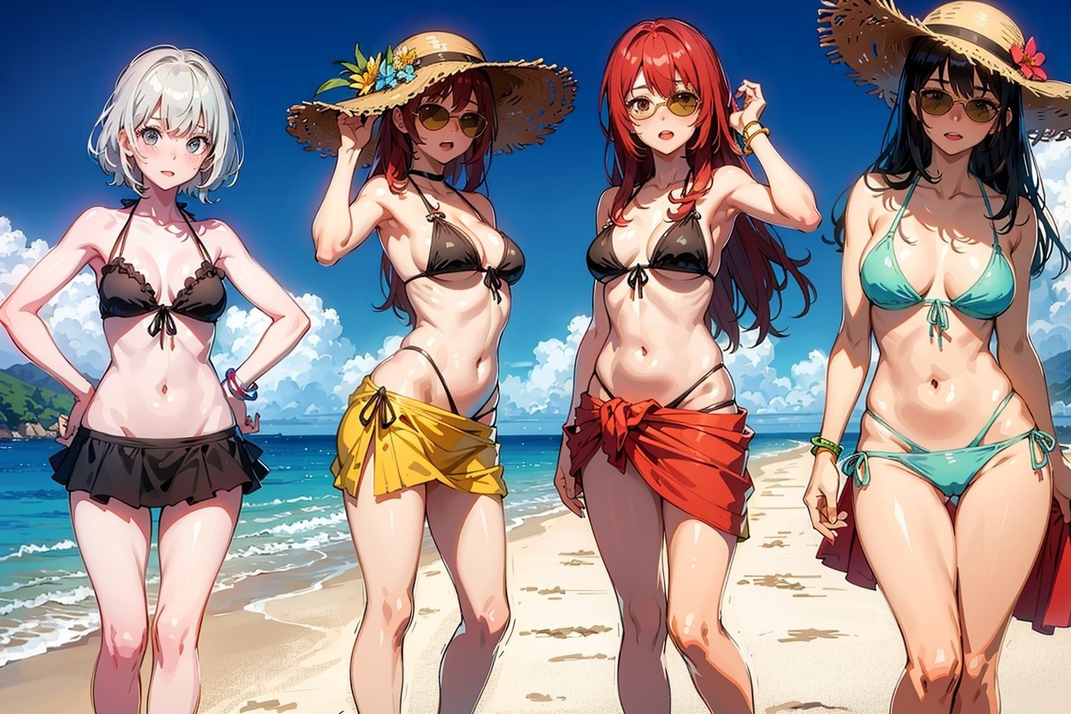 サンプル画像1:ケツ穴ビーチ(お尻の楽園) [d_293440]