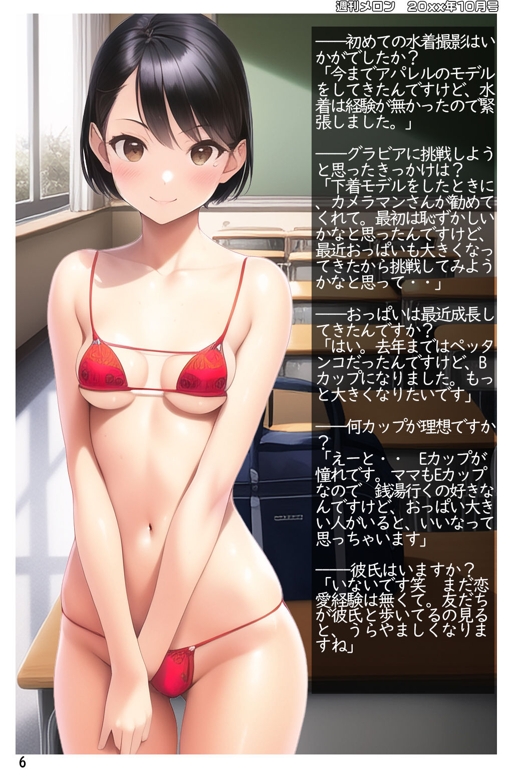 サンプル画像4:芸能界の闇 モデル美少女がグラドルデビューするまで 愛梨編(ジュニアブラが好き。) [d_294092]