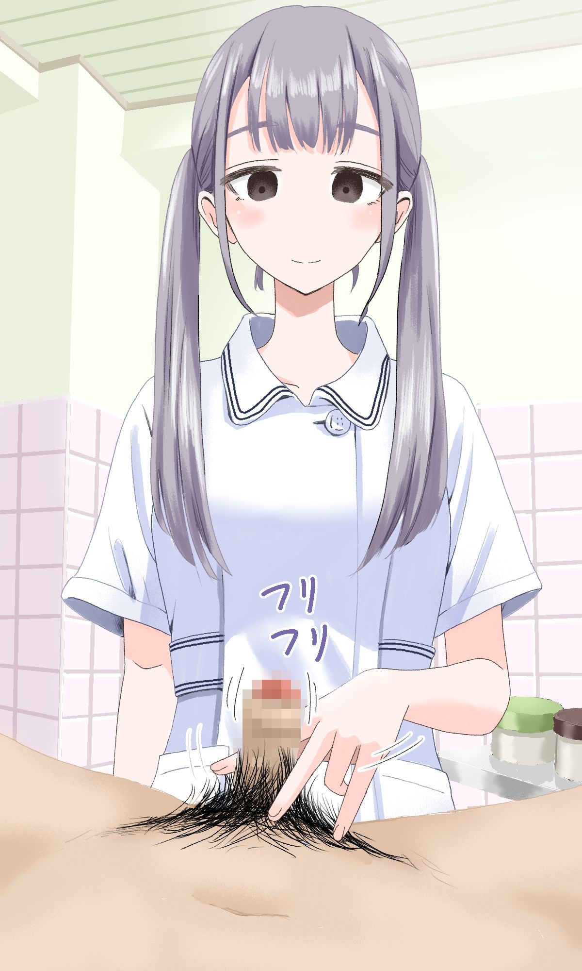 サンプル画像3:陰部洗浄暴発4(マンボー) [d_294111]