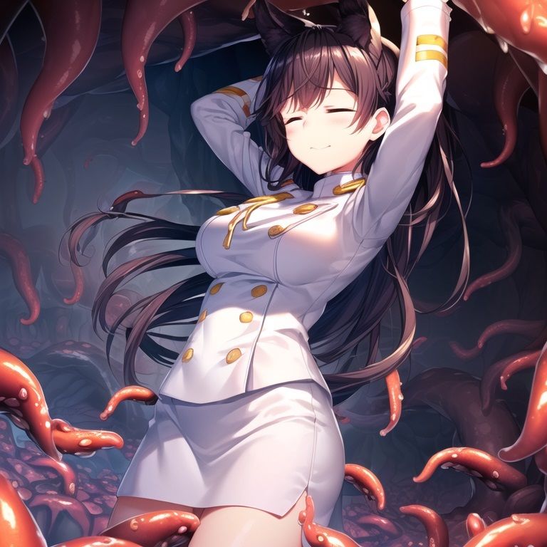 サンプル画像1:アズレンの愛宕と高雄、触手輪●で苗床化出産快楽堕ち(超乳スキーのイラストとノベル販売所) [d_294466]