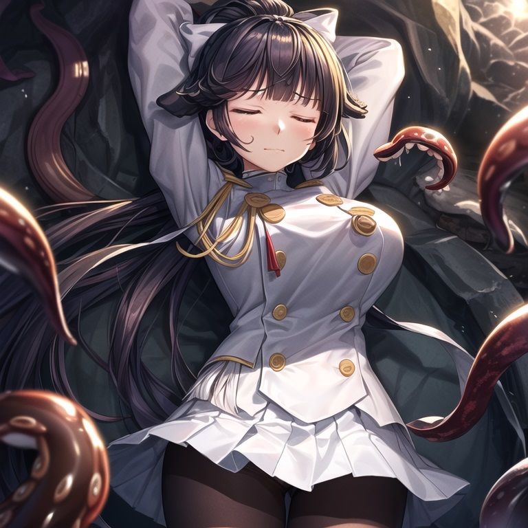 サンプル画像4:アズレンの愛宕と高雄、触手輪●で苗床化出産快楽堕ち(超乳スキーのイラストとノベル販売所) [d_294466]