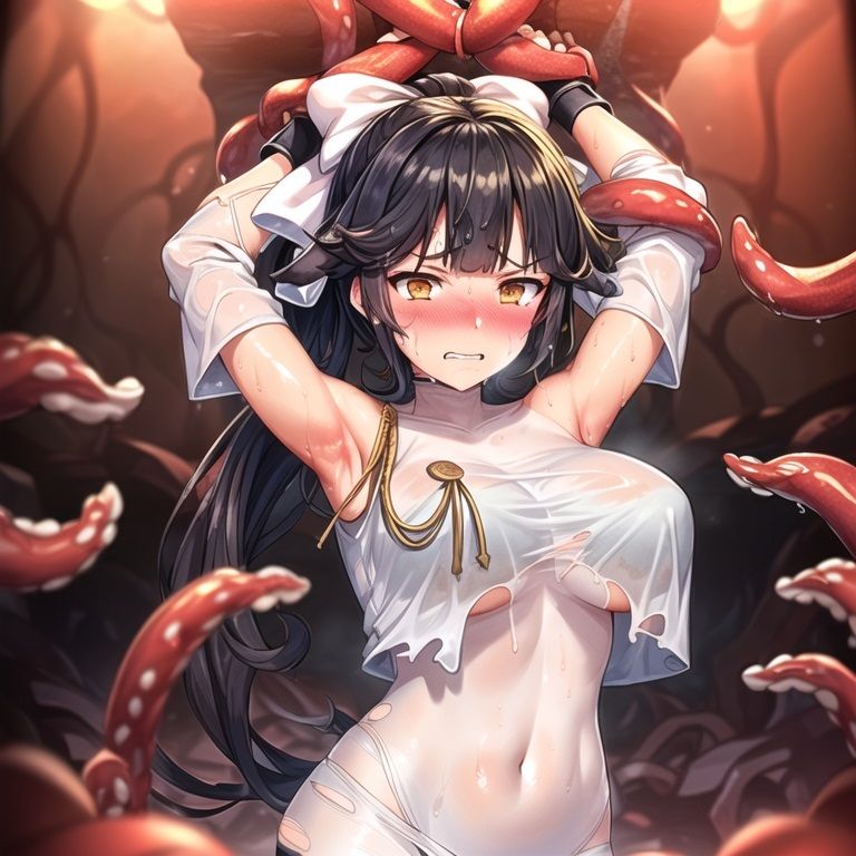 サンプル画像5:アズレンの愛宕と高雄、触手輪●で苗床化出産快楽堕ち(超乳スキーのイラストとノベル販売所) [d_294466]