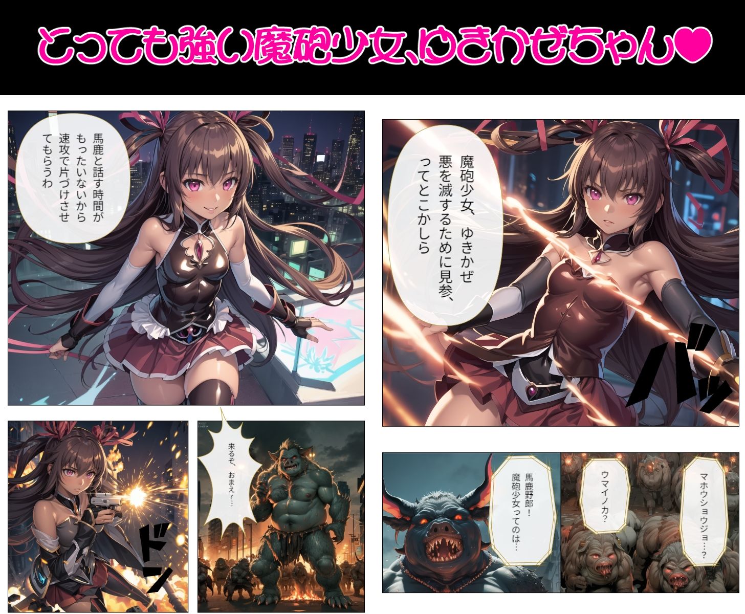 サンプル画像1:魔法少女ゆきかぜ、堕ちる(枯葉屋) [d_295139]