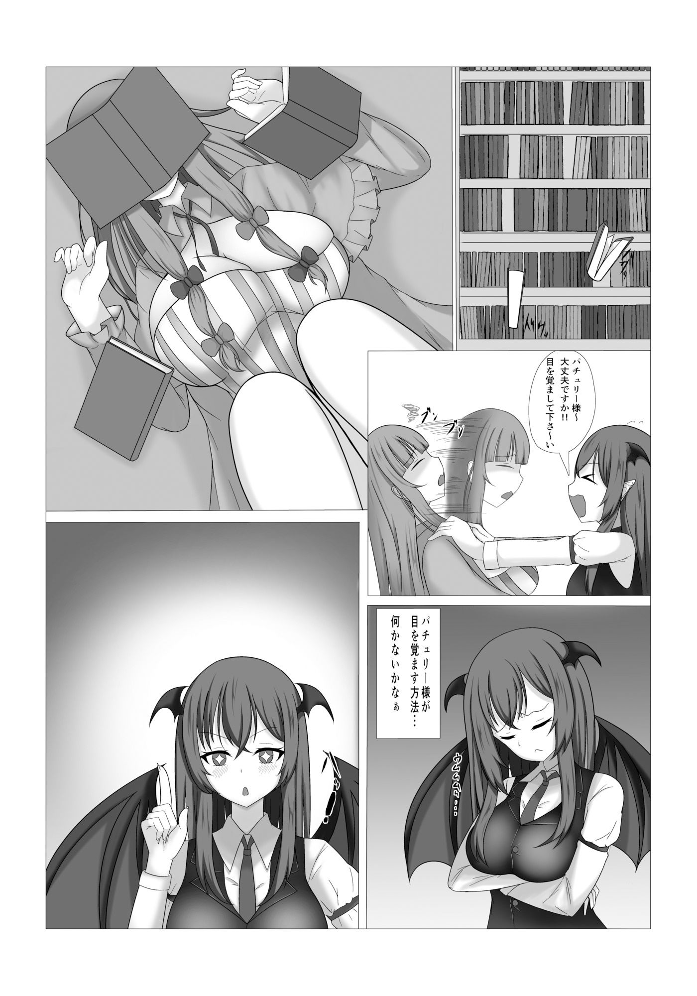 サンプル画像2:パチュリー様の壁尻本(尻明子) [d_295184]