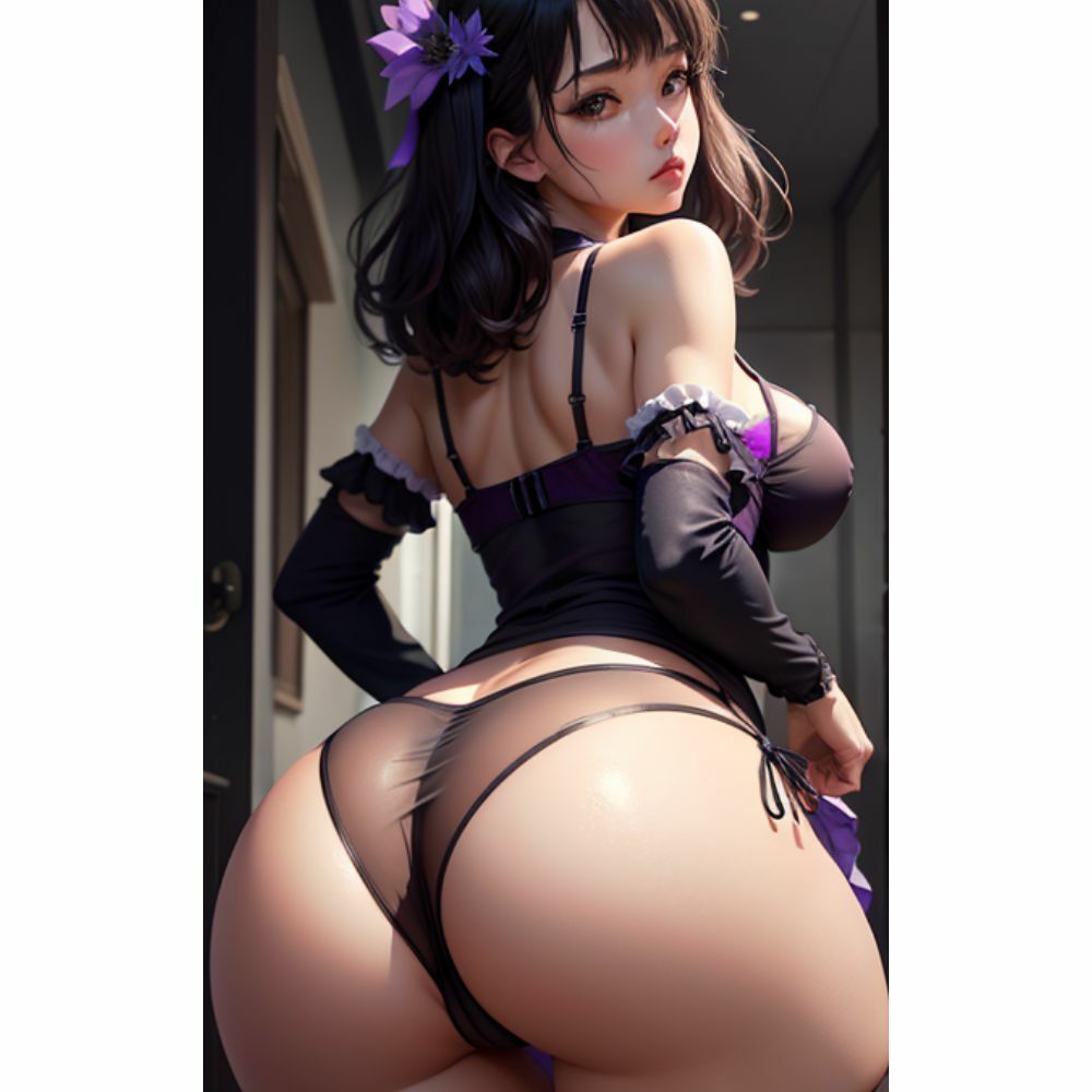 サンプル画像5:卑猥なおしり(開脚美女) [d_295398]