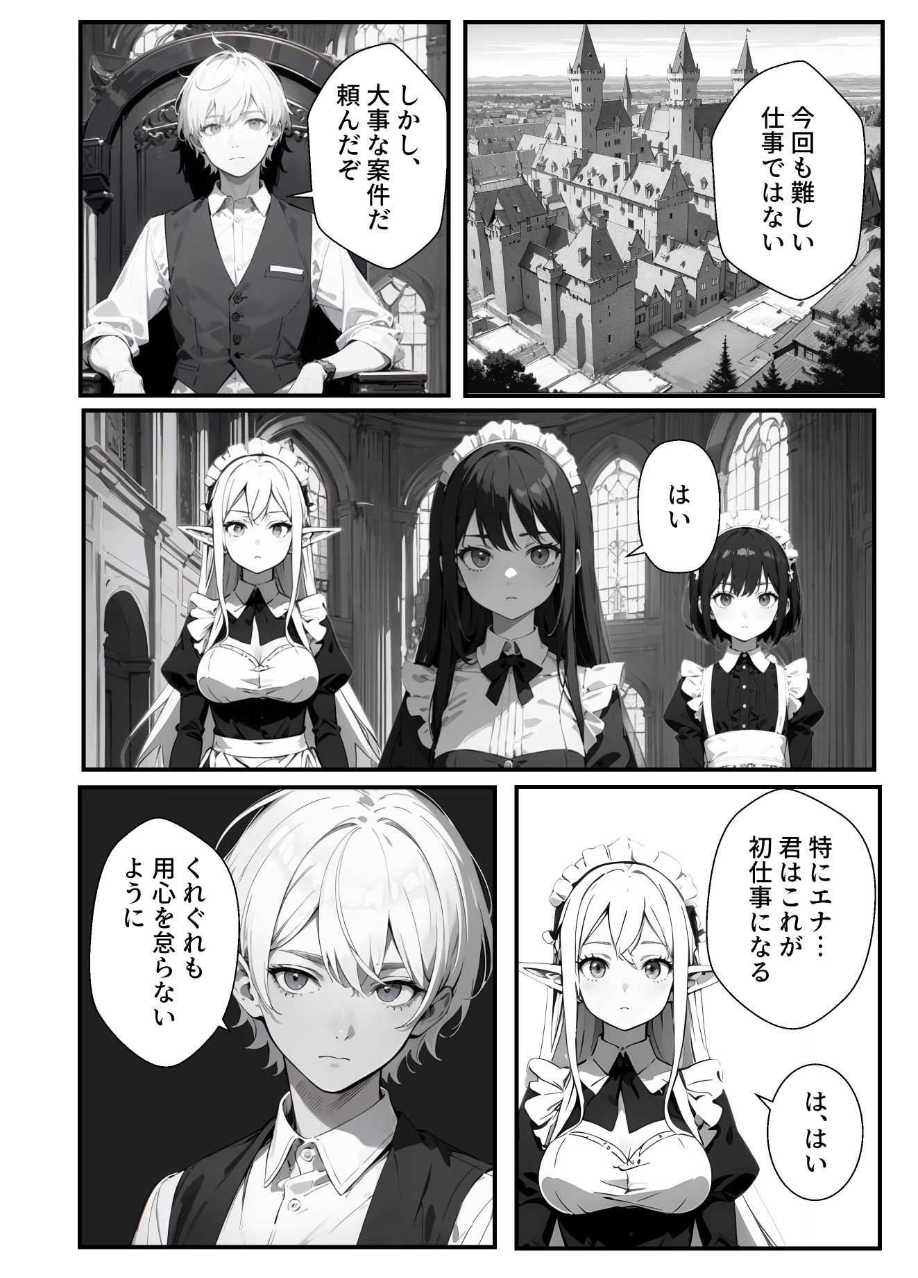 サンプル画像1:メイドさんとえっちな生活を送る話 「Living with a maid」(レミファドラ) [d_295423]