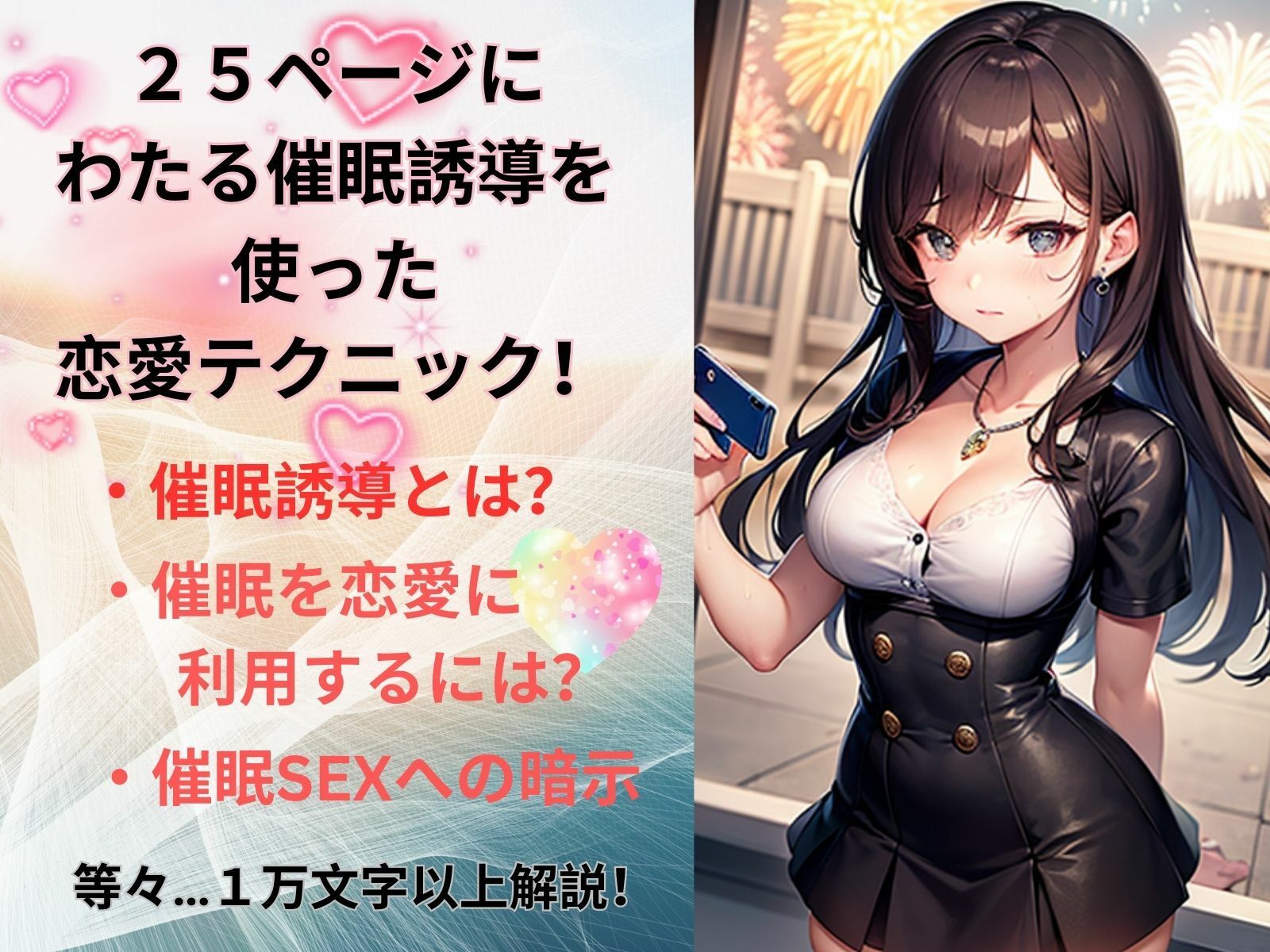 サンプル画像2:催●誘導恋愛マニュアル 催●セックスで女性を絶頂に導こう！(ヒメゴト) [d_295696]