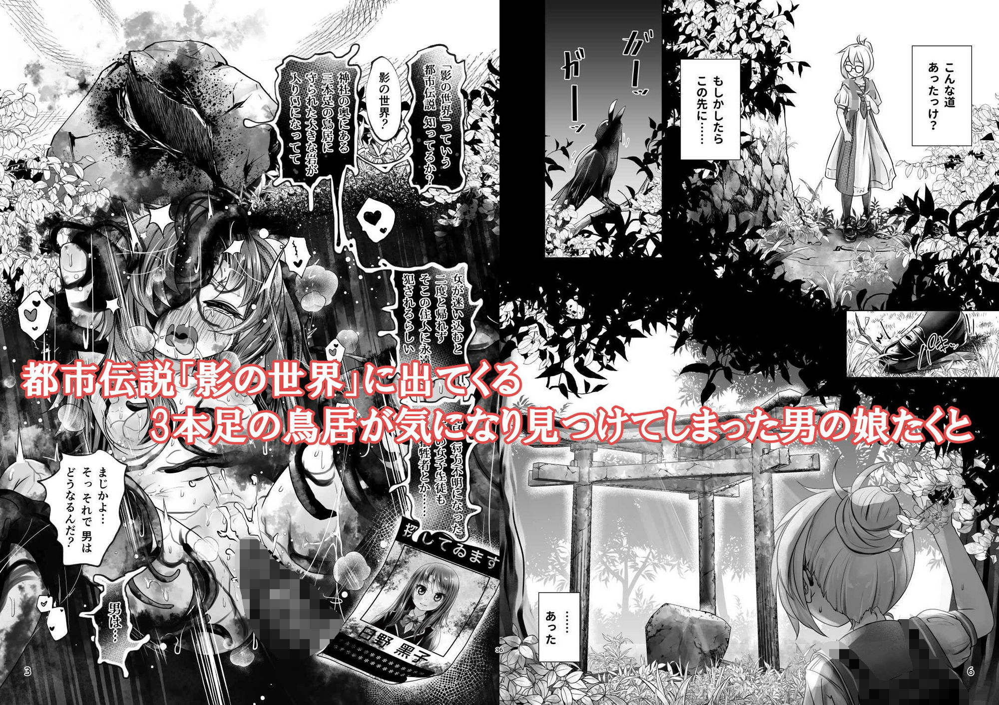 サンプル画像1:3本足の鳥居行方不明事件(新生フロンティア（新生ロリショタ）) [d_296446]