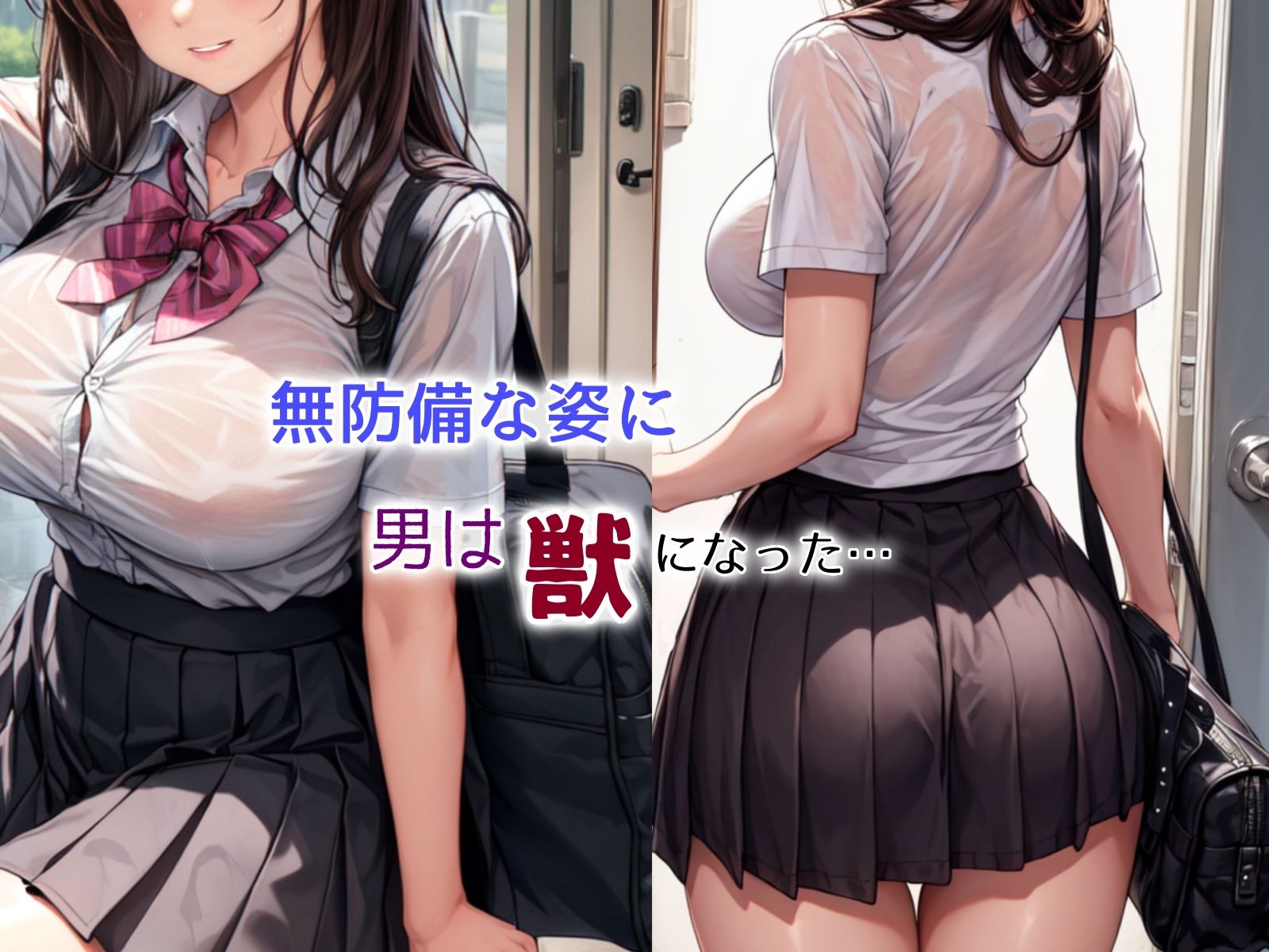 サンプル画像2:清純彼女濡れ透け雨宿りレ〇プ(チョコラッテ) [d_296620]