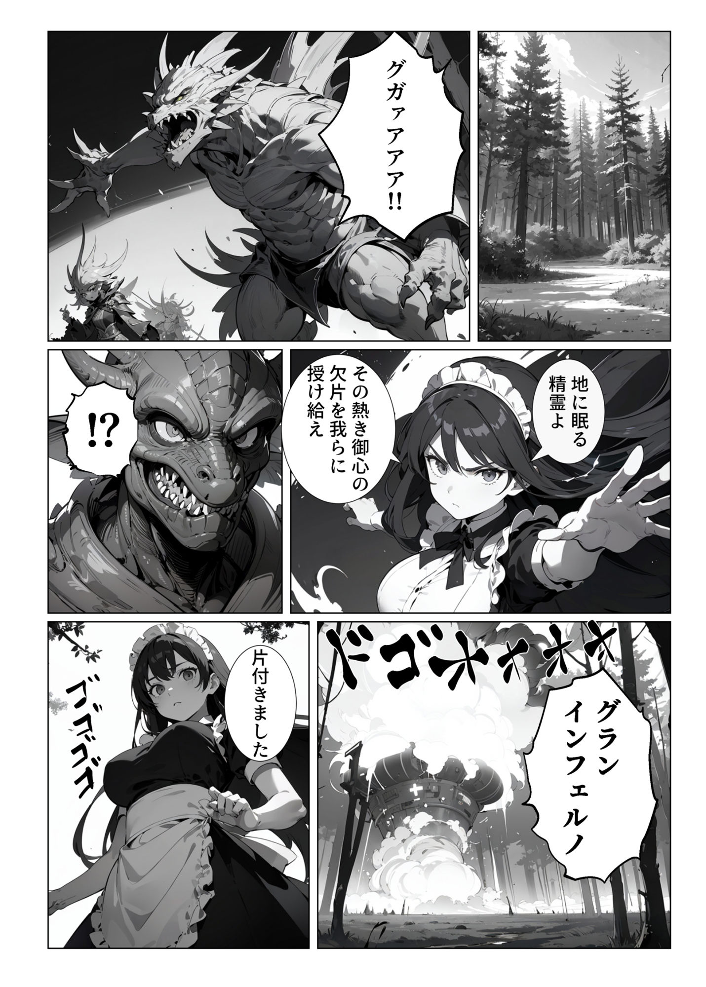 サンプル画像2:メイドさんとえっちな生活を送る話 「Living with a maid」02(レミファドラ) [d_297089]