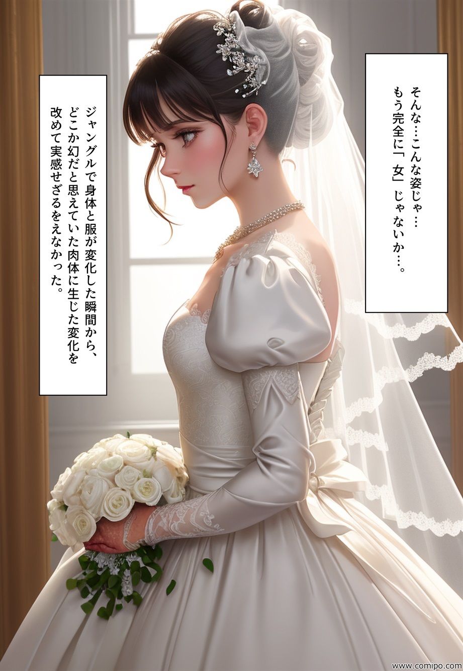 サンプル画像4:罠花 男たちは罠にはまり、花嫁にされていく(真城の秘宝館) [d_297626]