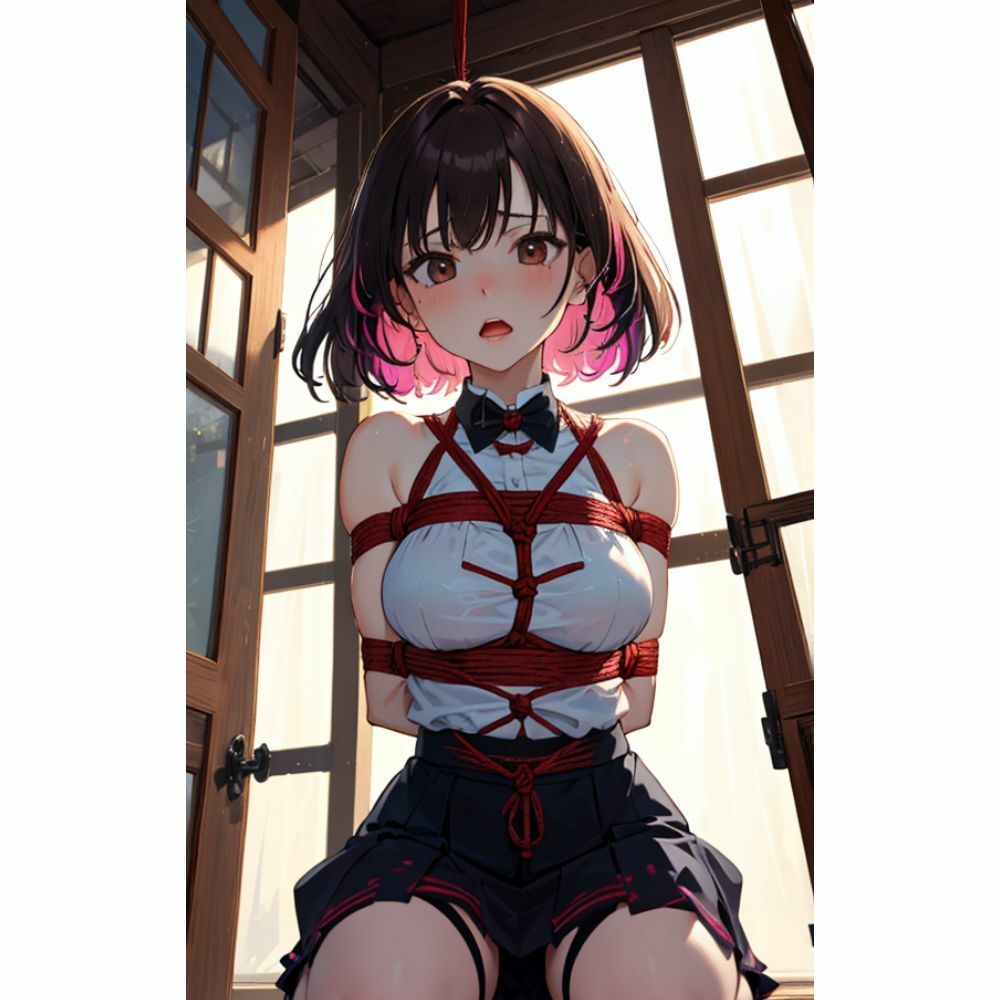 サンプル画像2:女子校生緊縛2 監禁して飼育(はなここ) [d_297898]