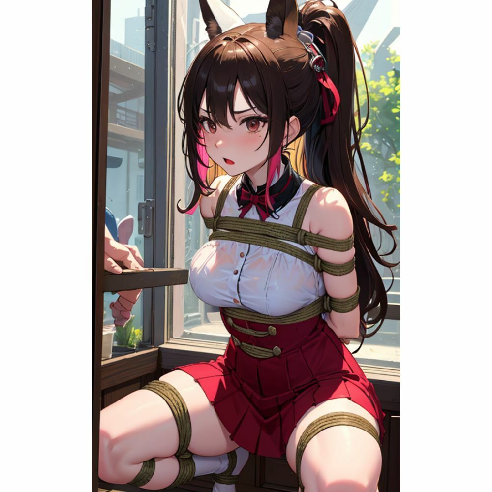 サンプル画像4:女子校生緊縛2 監禁して飼育(はなここ) [d_297898]