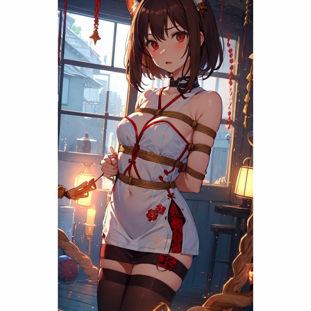 サンプル画像5:女子校生緊縛2 監禁して飼育(はなここ) [d_297898]