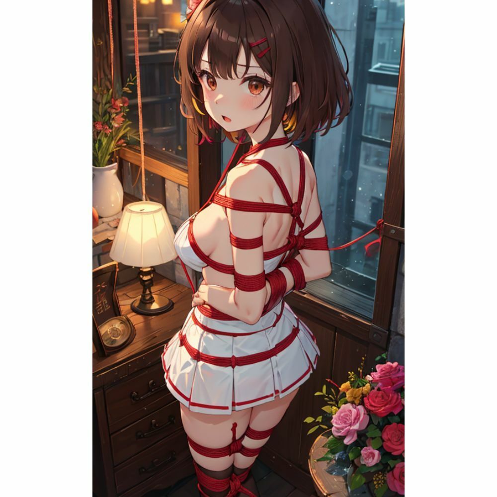 サンプル画像6:女子校生緊縛2 監禁して飼育(はなここ) [d_297898]