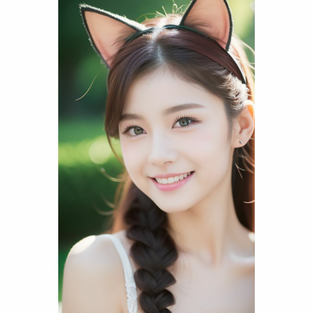 サンプル画像5:おにいちゃん かわいがってね(AI美女) [d_298325]