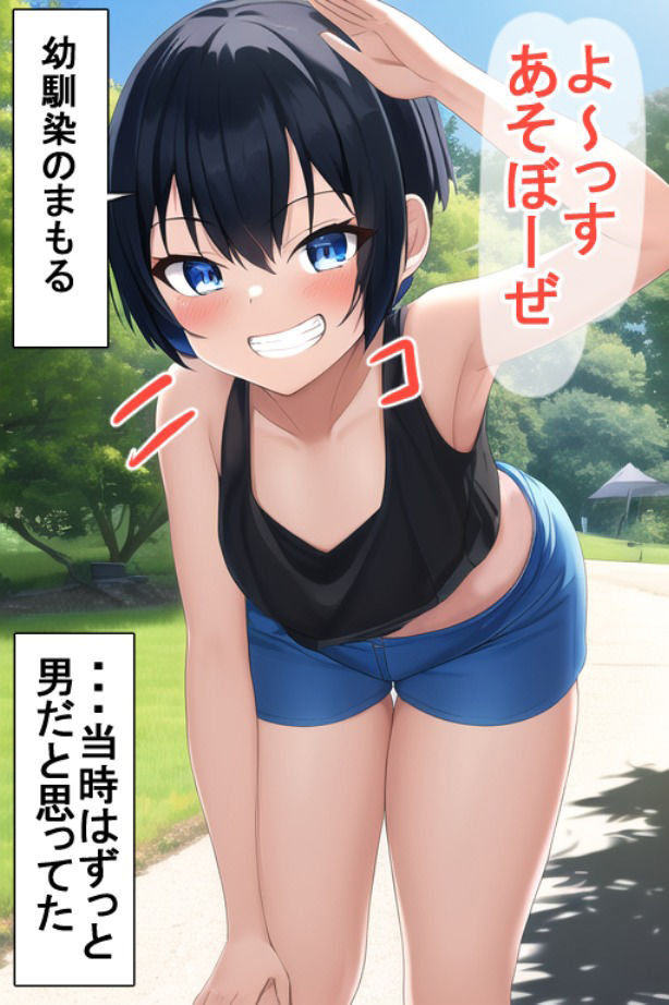 サンプル画像1:俺っ娘メス化計画(えびくらげ) [d_298481]