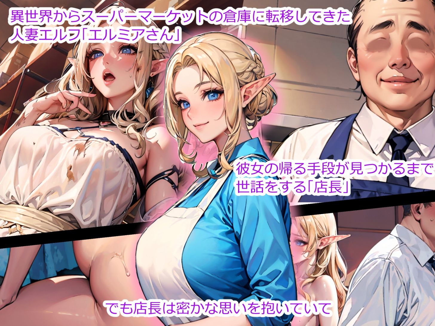 サンプル画像2:異世界転移してきた人妻エルフをntMTR(再帰憧) [d_299534]