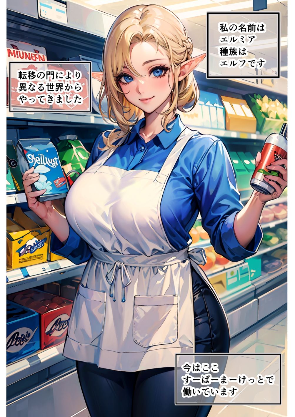 異世界転移してきた人妻エルフをntMTRのサンプル画像 6