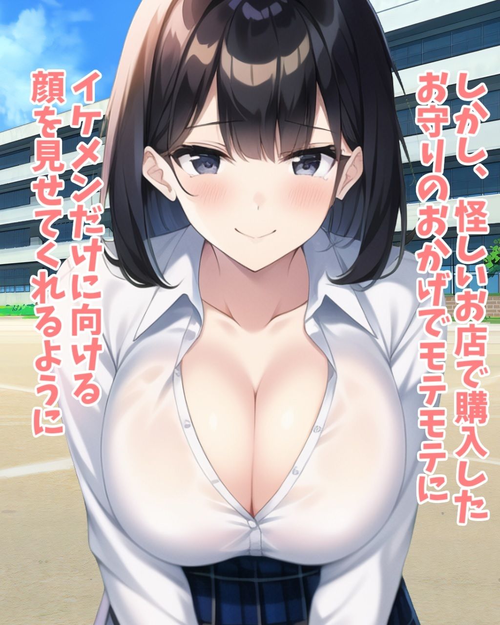 サンプル画像2:スーパーモテ期〜不思議なお守りでブサイクな俺がモテモテに〜(真夜中三重丸) [d_300951]