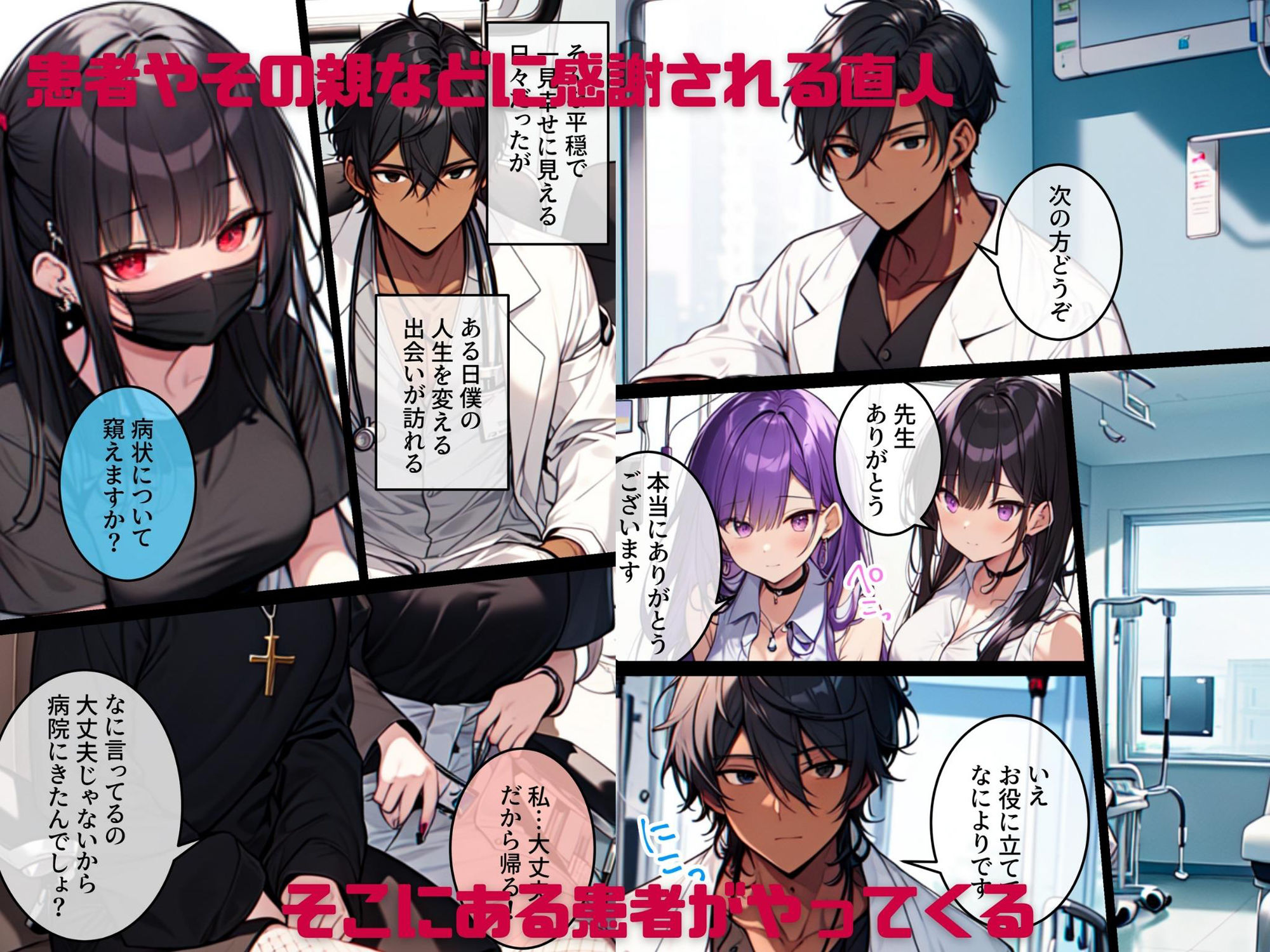 サンプル画像1:精神科医として患者を救うことが生きがいだった僕が破滅願望のメンヘラに性癖をぐちゃぐちゃに歪まされた話〜だから僕は患者を貪り尽くすことにした〜(わからせマン) [d_302957]