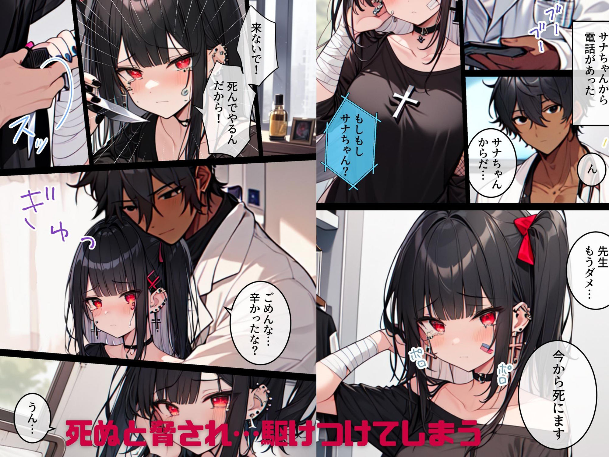 サンプル画像4:精神科医として患者を救うことが生きがいだった僕が破滅願望のメンヘラに性癖をぐちゃぐちゃに歪まされた話〜だから僕は患者を貪り尽くすことにした〜(わからせマン) [d_302957]