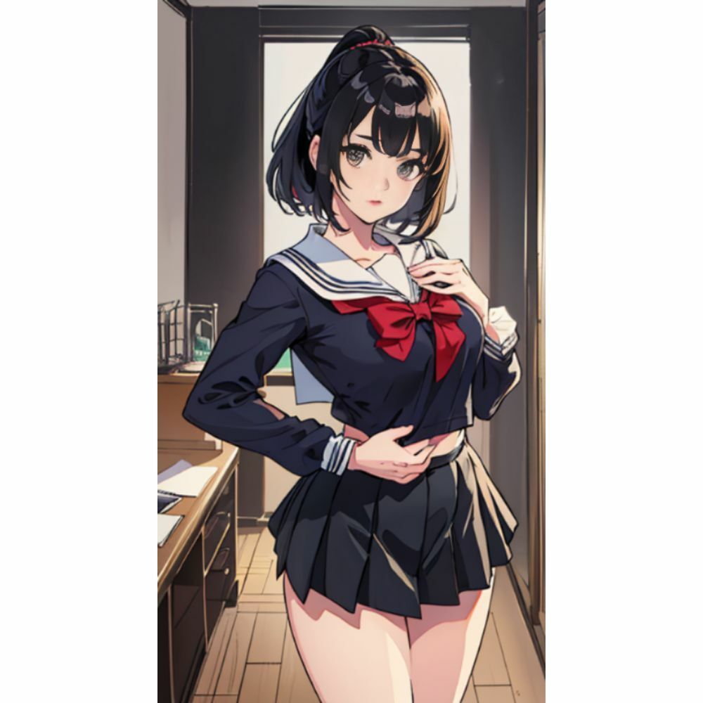 サンプル画像1:美しすぎる少女の緊縛！チャイナドレス/JK/水着/様々なコスプレを披露(AIマニアック画像) [d_303450]