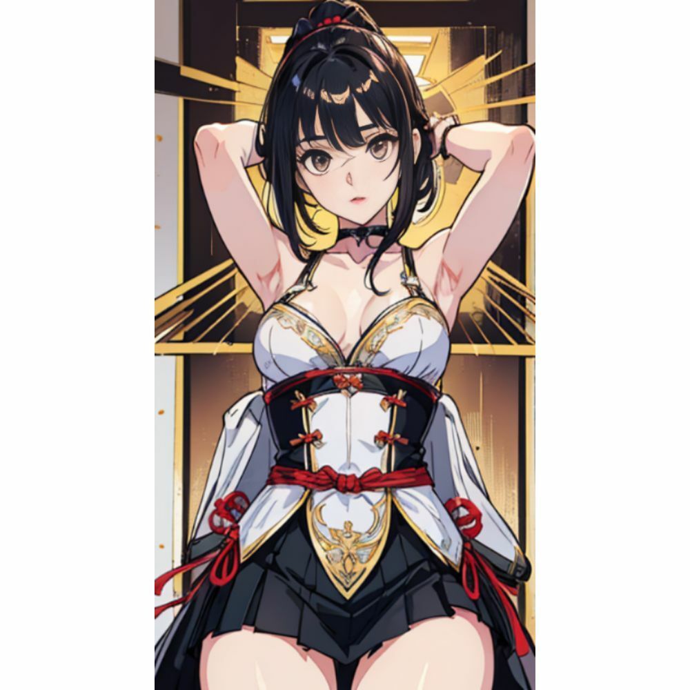 サンプル画像2:美しすぎる少女の緊縛！チャイナドレス/JK/水着/様々なコスプレを披露(AIマニアック画像) [d_303450]