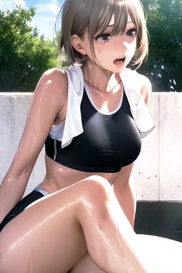 サンプル画像2:陸上少女 弓達遥花 〜三人目の女神〜(ミックス ステーション) [d_303632]