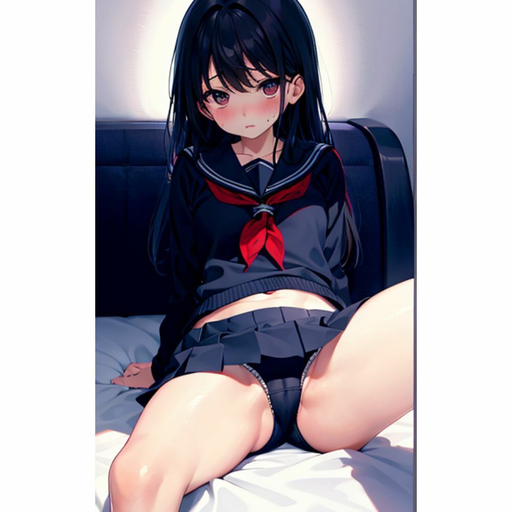 サンプル画像6:女子●生のおぱんちゅ(愛AI) [d_304100]