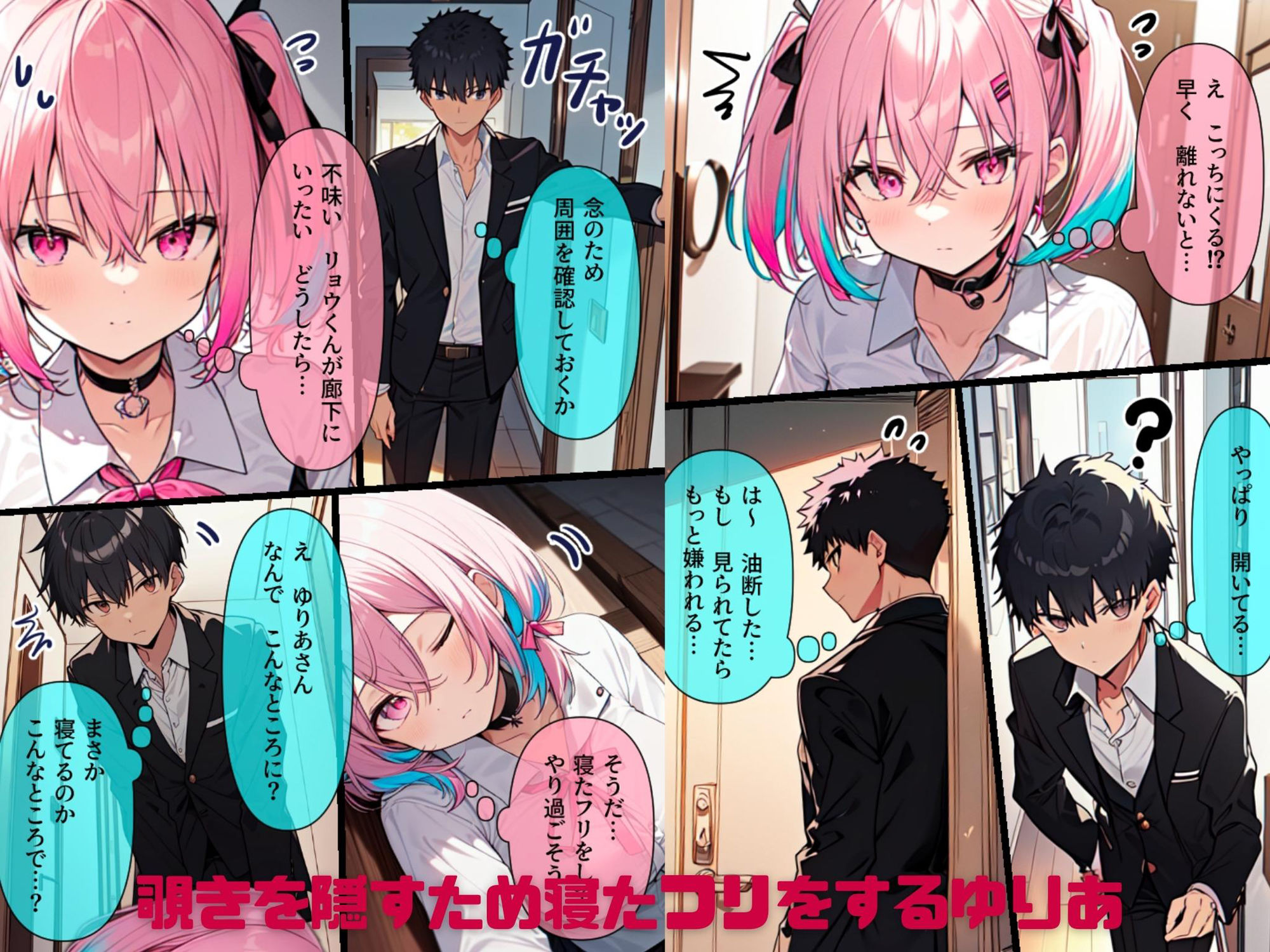 サンプル画像4:無表情むっつり同級生ギャルJK〜未熟で感じない同級生ギャルのま○こを使わせてもらっていたら実はめちゃエロくて襲ってきたので仕方なくメス堕ちさせました(わからせマン) [d_304475]