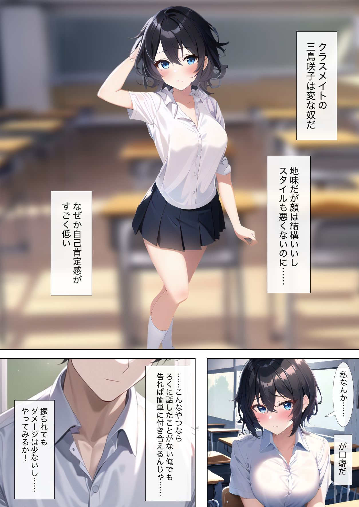 サンプル画像4:あの娘はヤレる娘？ 自己肯定感が低い女子は簡単にヤレるって本当ですか？(エノアイランド) [d_305004]