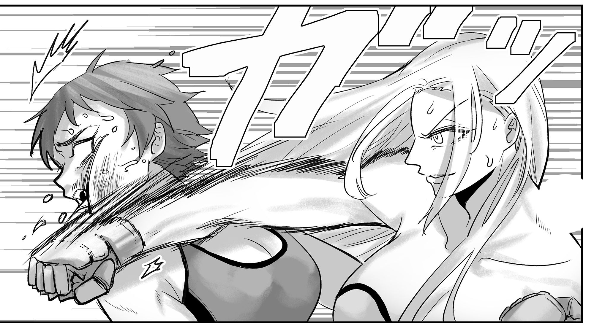 サンプル画像3:Fighting School 4(Fighting Scene) [d_305500]