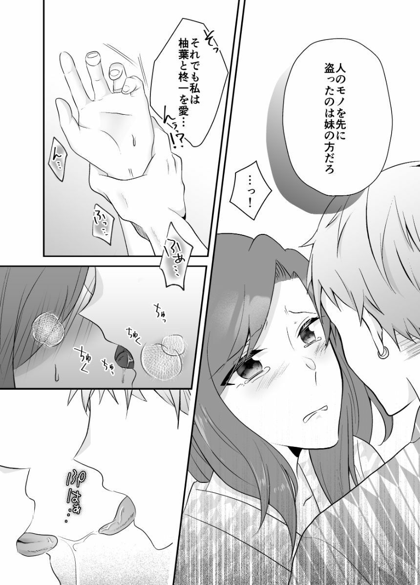 サンプル画像4:妹に夫を寝取られた私は元カレによしよしセックスされる(中トロ屋。) [d_305632]