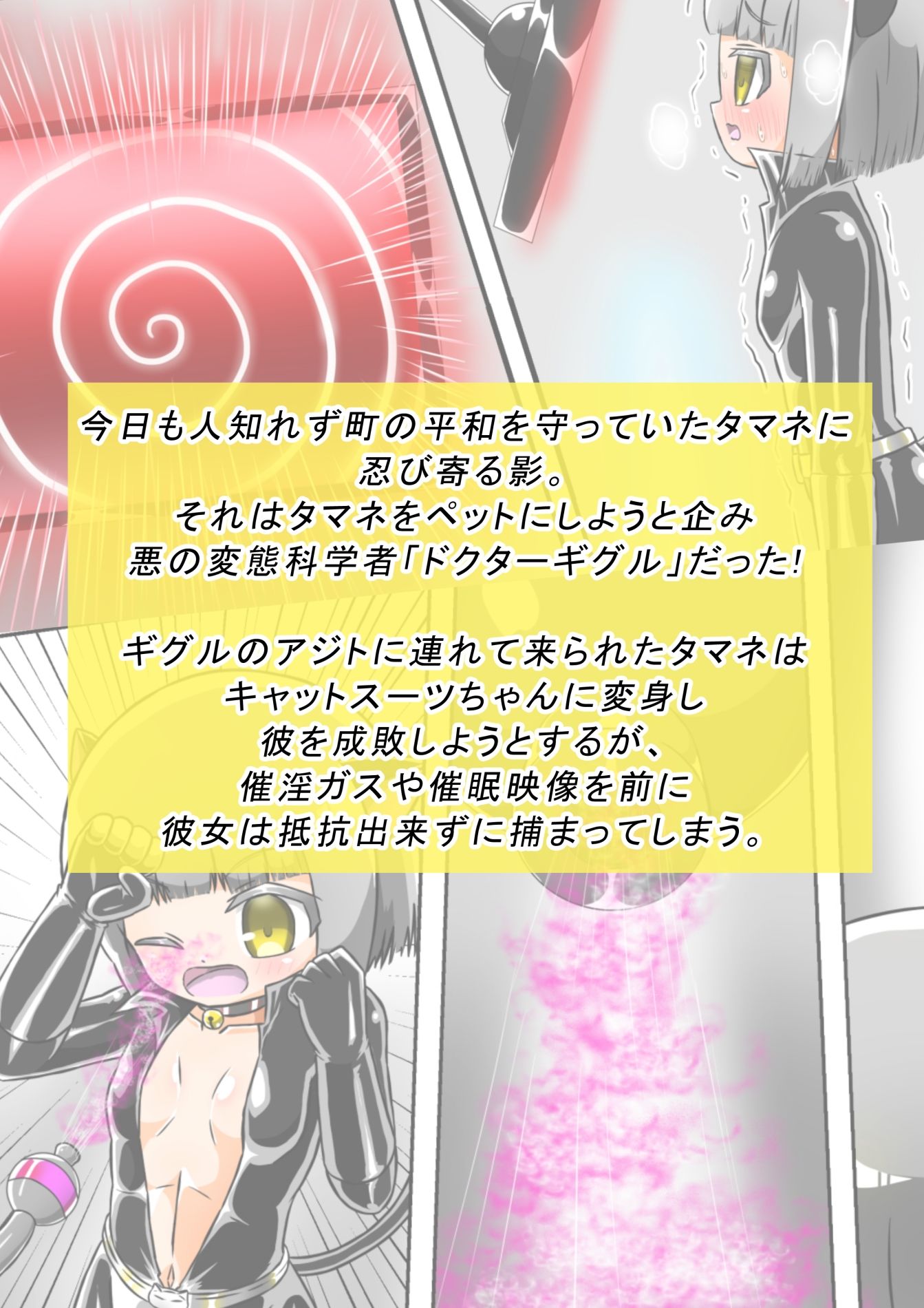 サンプル画像3:敗北洗脳ヒロイン キャットスーツちゃん(バルっくす) [d_306023]