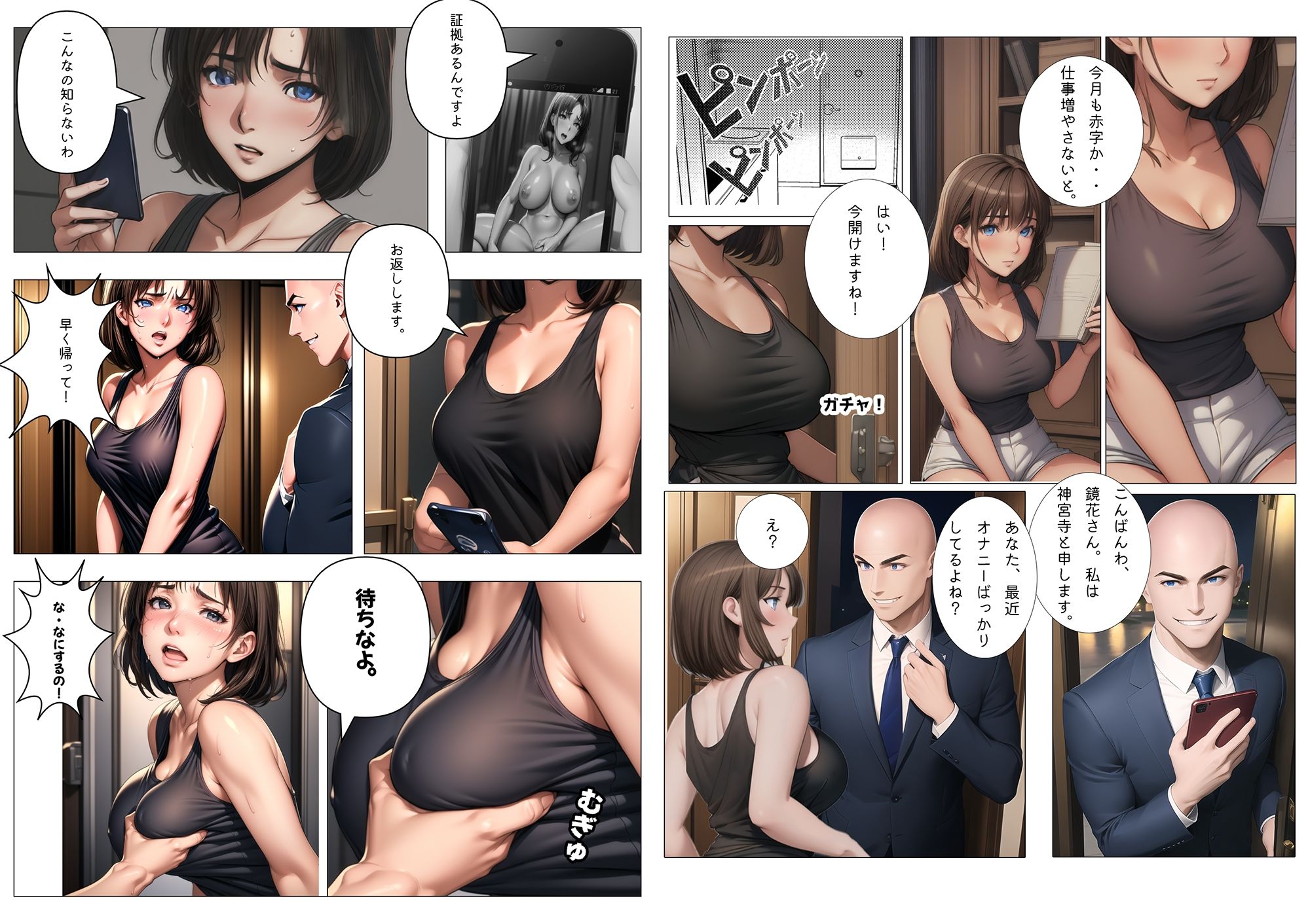 サンプル画像1:鏡花さん脅されちゃう2(BlueAct) [d_307336]