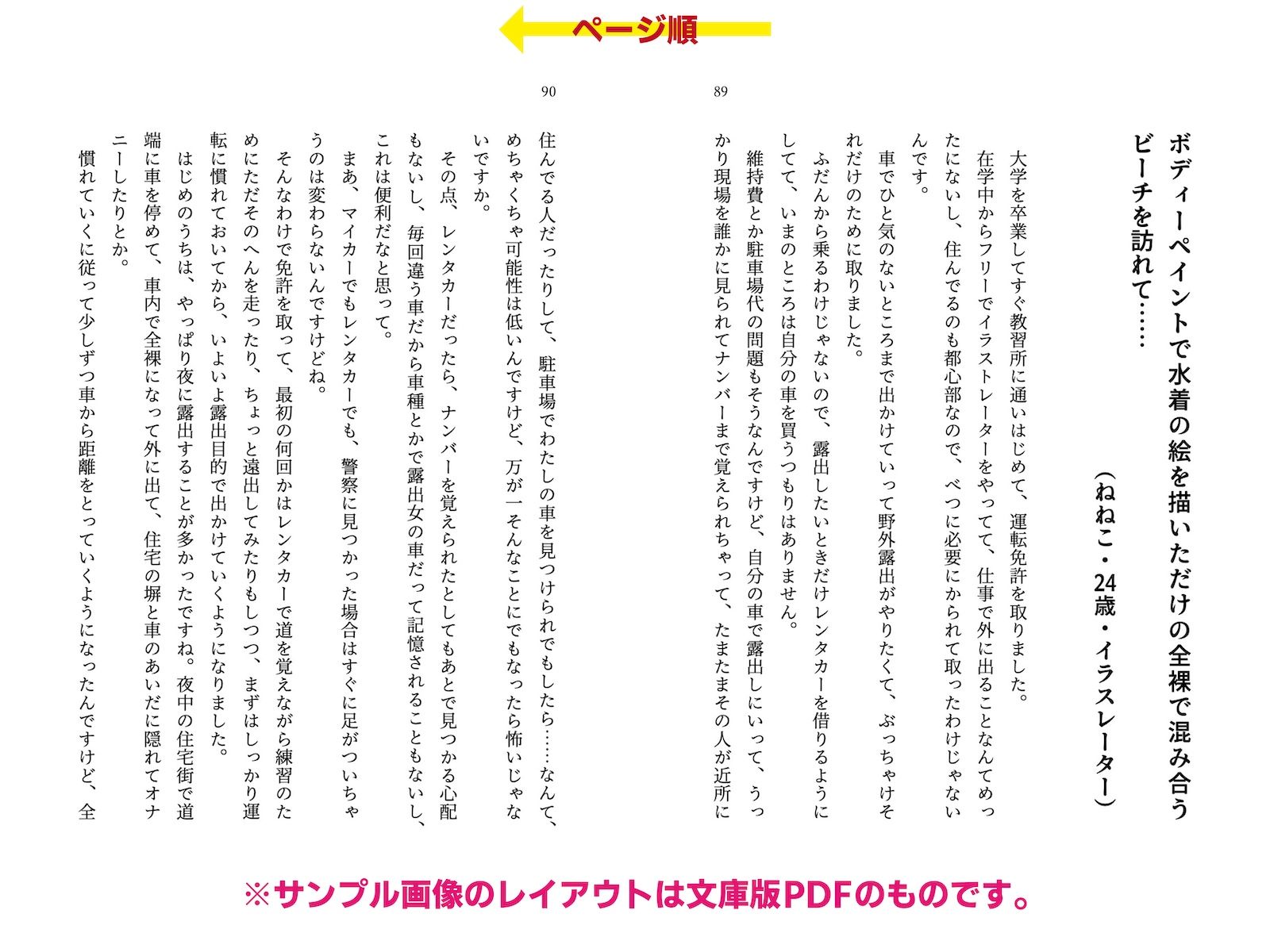 サンプル画像1:全裸になりたいわたしたち 露出体験告白2(破滅乱淫オーガズム) [d_307851]