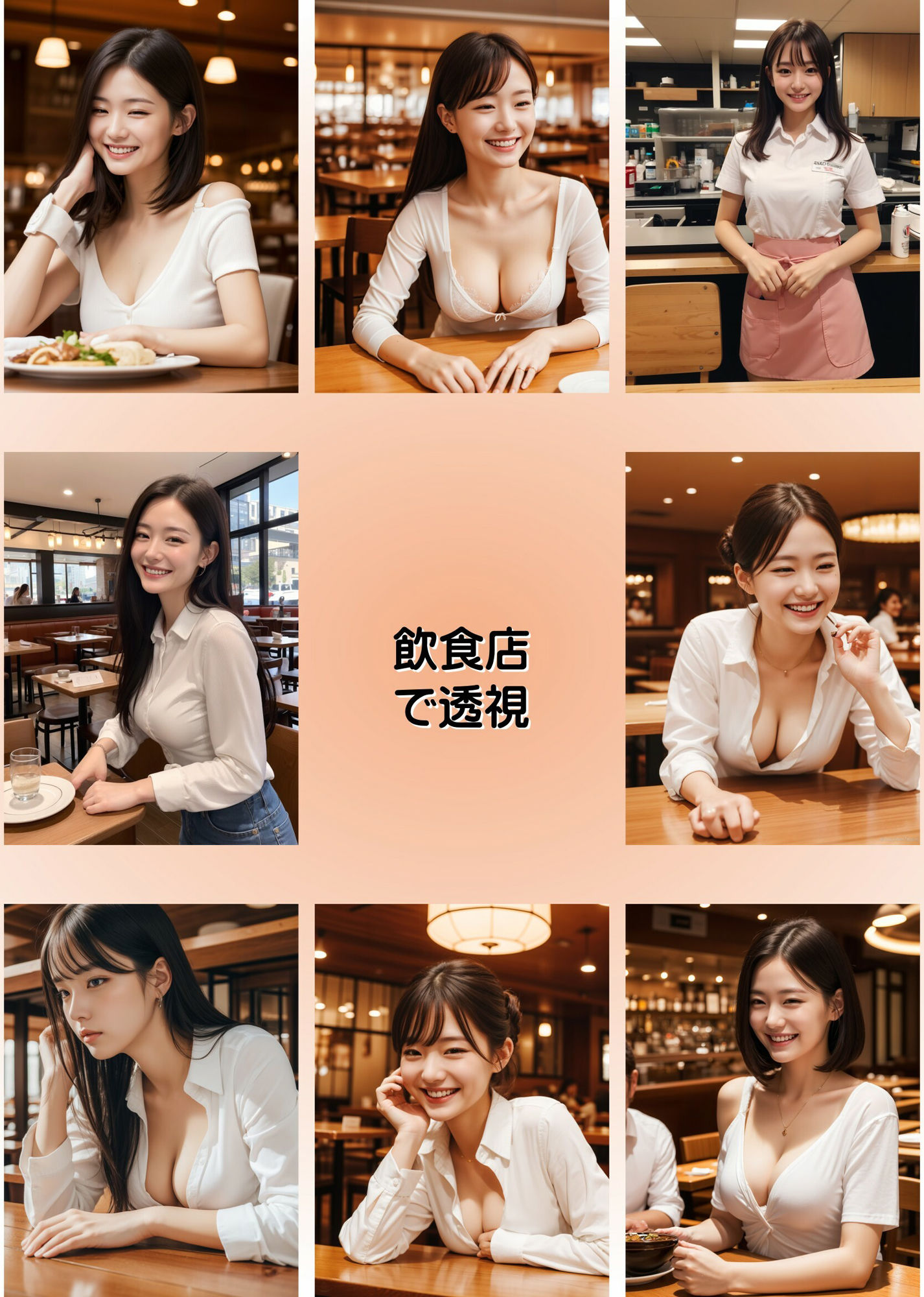 サンプル画像1:AI美女写真集 透視眼鏡 お仕事編(R-factory) [d_308093]