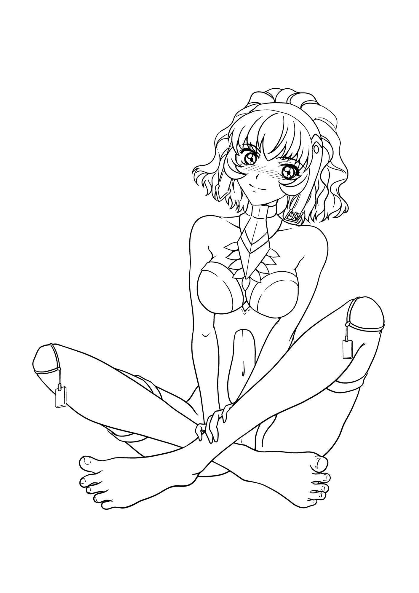 サンプル画像2:アクアさんに媚薬飲ませてHに積極的になってもらった(にといろ) [d_308666]