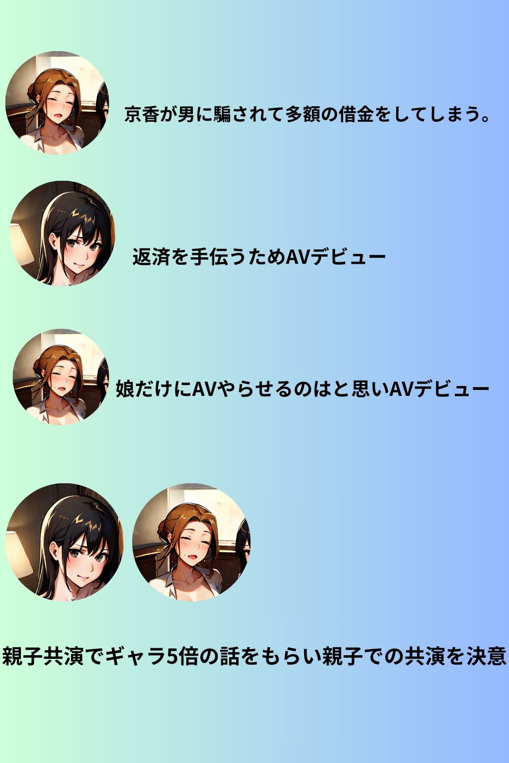 サンプル画像3:橘家ノ媚薬親子丼〜下巻〜(AIエンジニア) [d_308798]